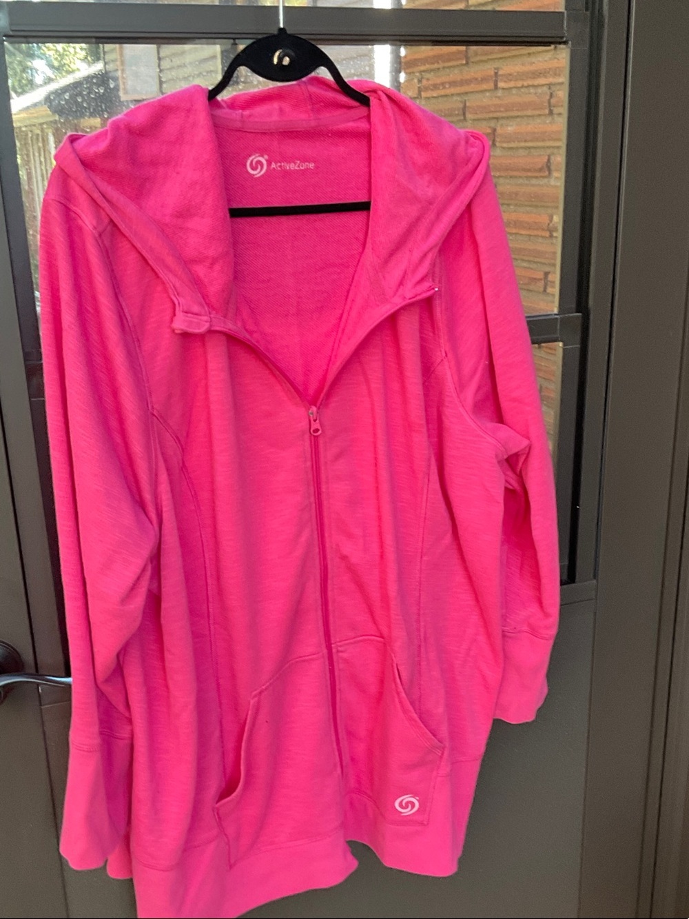 Penningtons Active Zone Pink Hooded Full-Zip Jacket